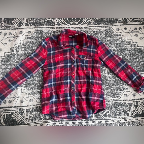 Urban Outfitters Tops - Urban Outfitters Oversized Flannel Button-Up: Size S